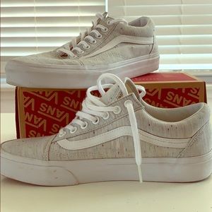 Vans Heather Gray w/ Multi-colored Specks Sz 9.5